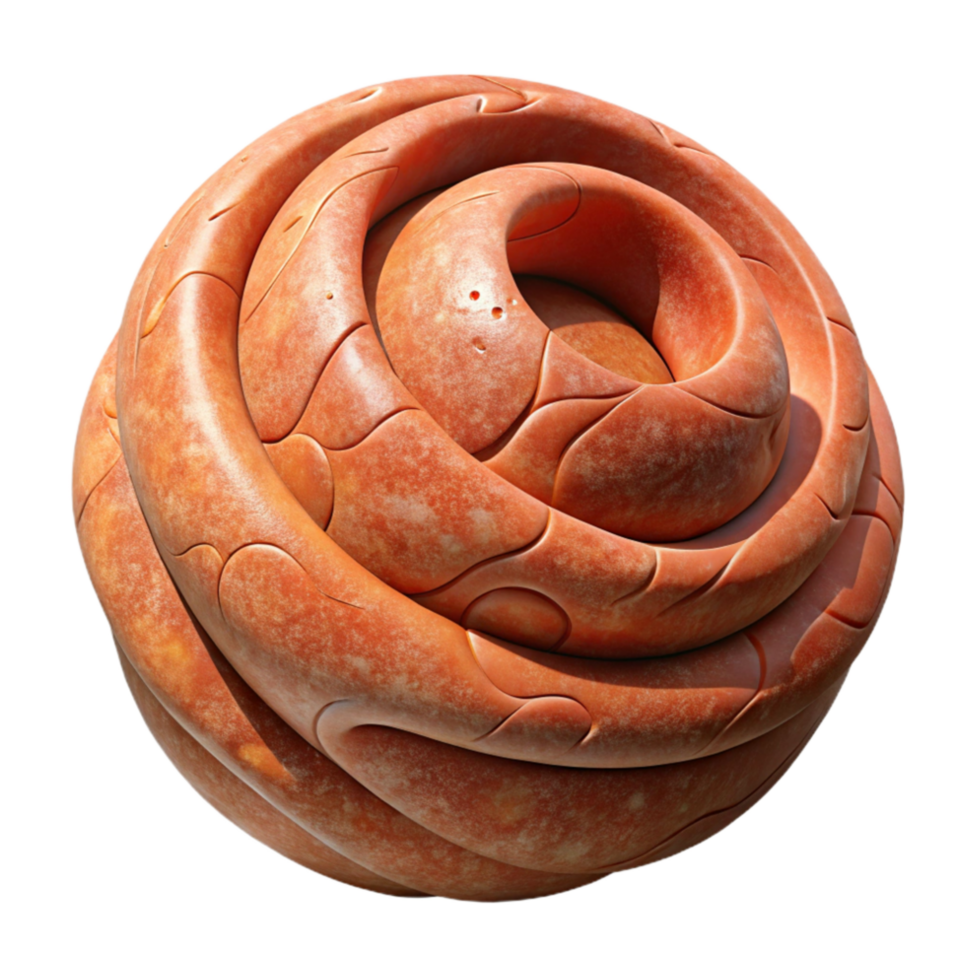impressive creative Modern Sculpture Clay Material Isolated premium png