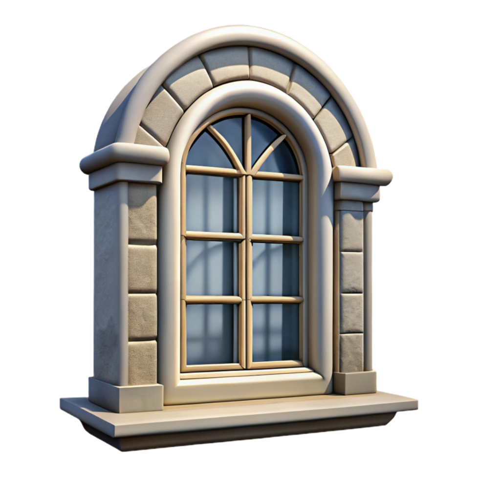 vibrant abstract Modern Window Frame Architectural Detail Cutout exclusive png
