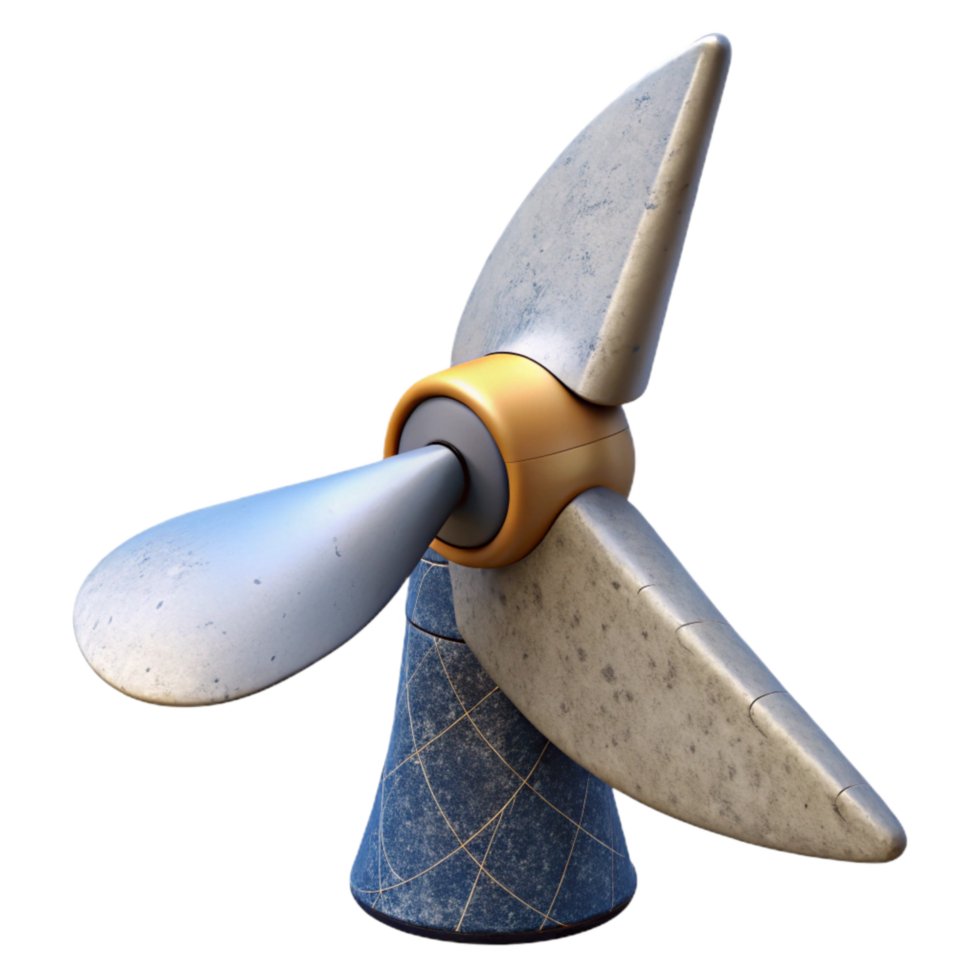 magnificent abstract Modern Wind Turbine Blade Closeup Cutout with Composite Material authentic png