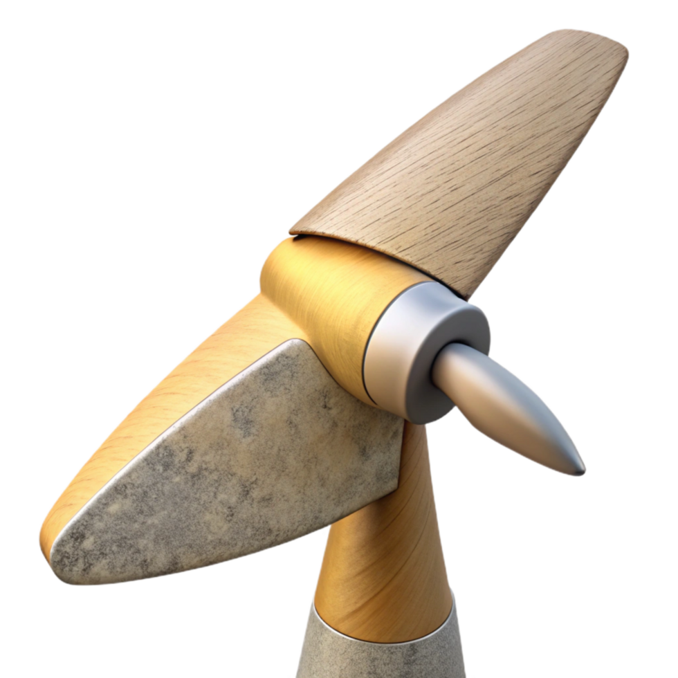 stunning artistic Modern Wind Turbine Blade Closeup Cutout with Composite Material original png