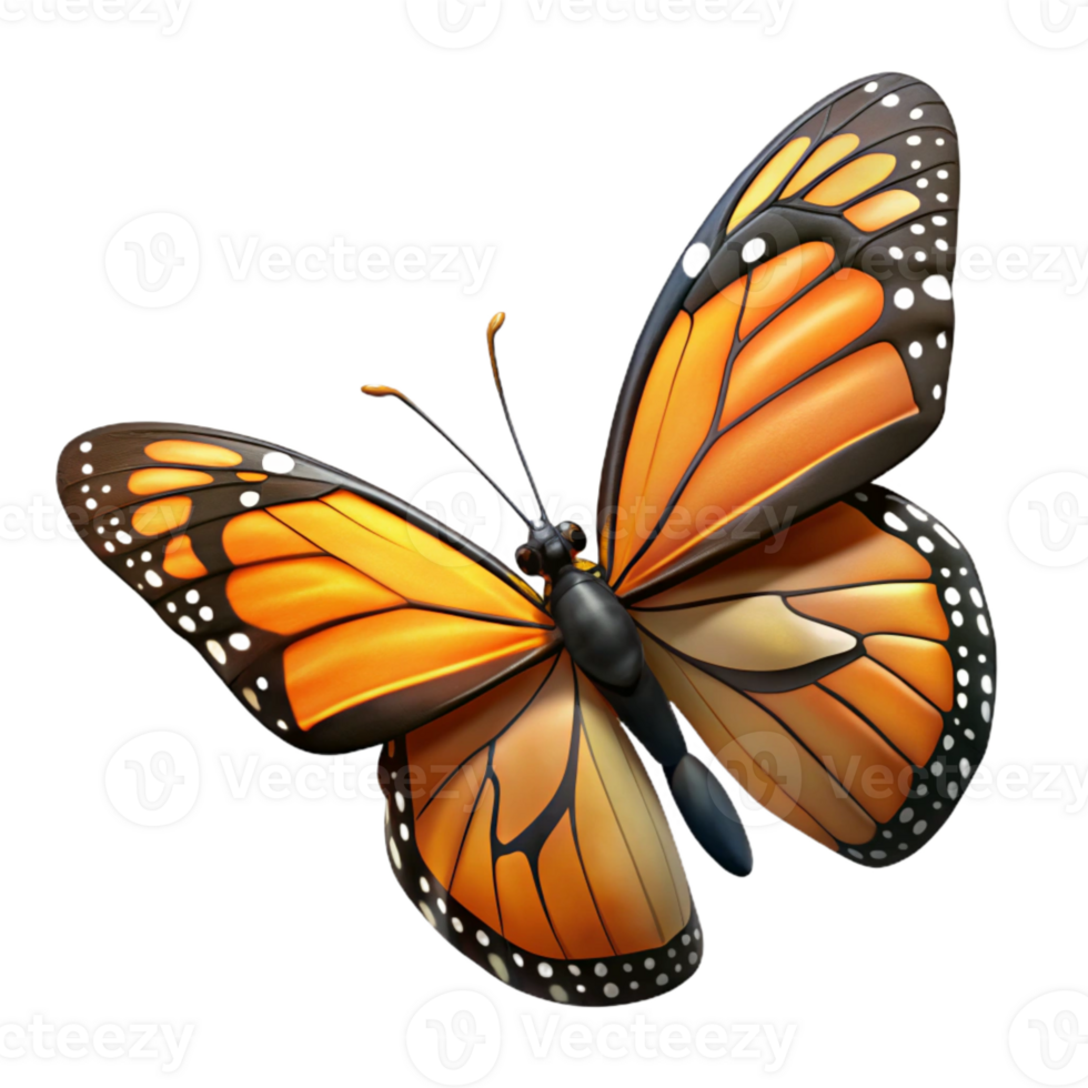 serene classic Monarch Butterfly Migration on Transparent Background original png