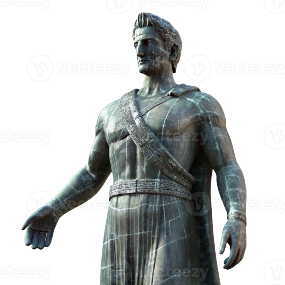 serene artistic Monumental Statue Silhouette Transparent Background exclusive png