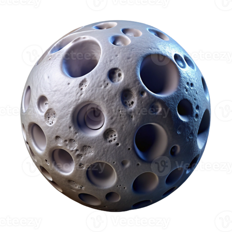 dramatic rustic Moon Photography Scene with Craters Cutout high quality png