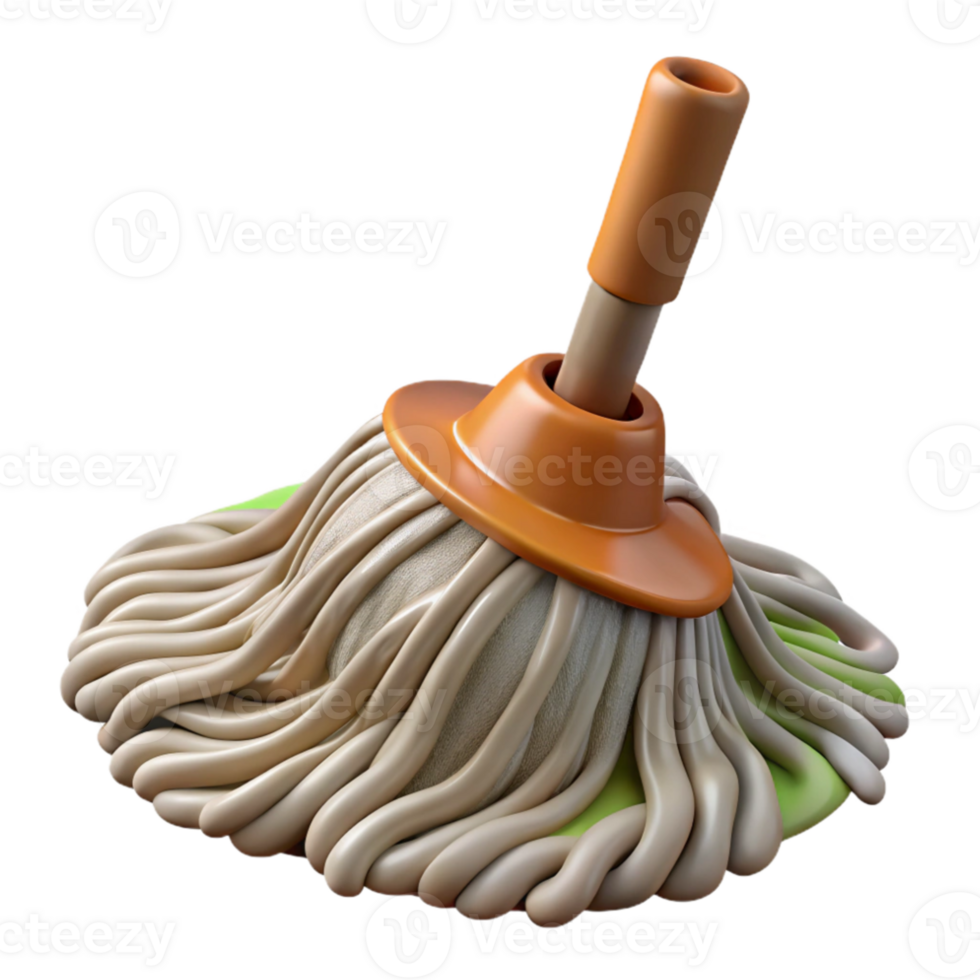wonderful artistic Mop Wet Dry Cleaning Transparent Background detailed png