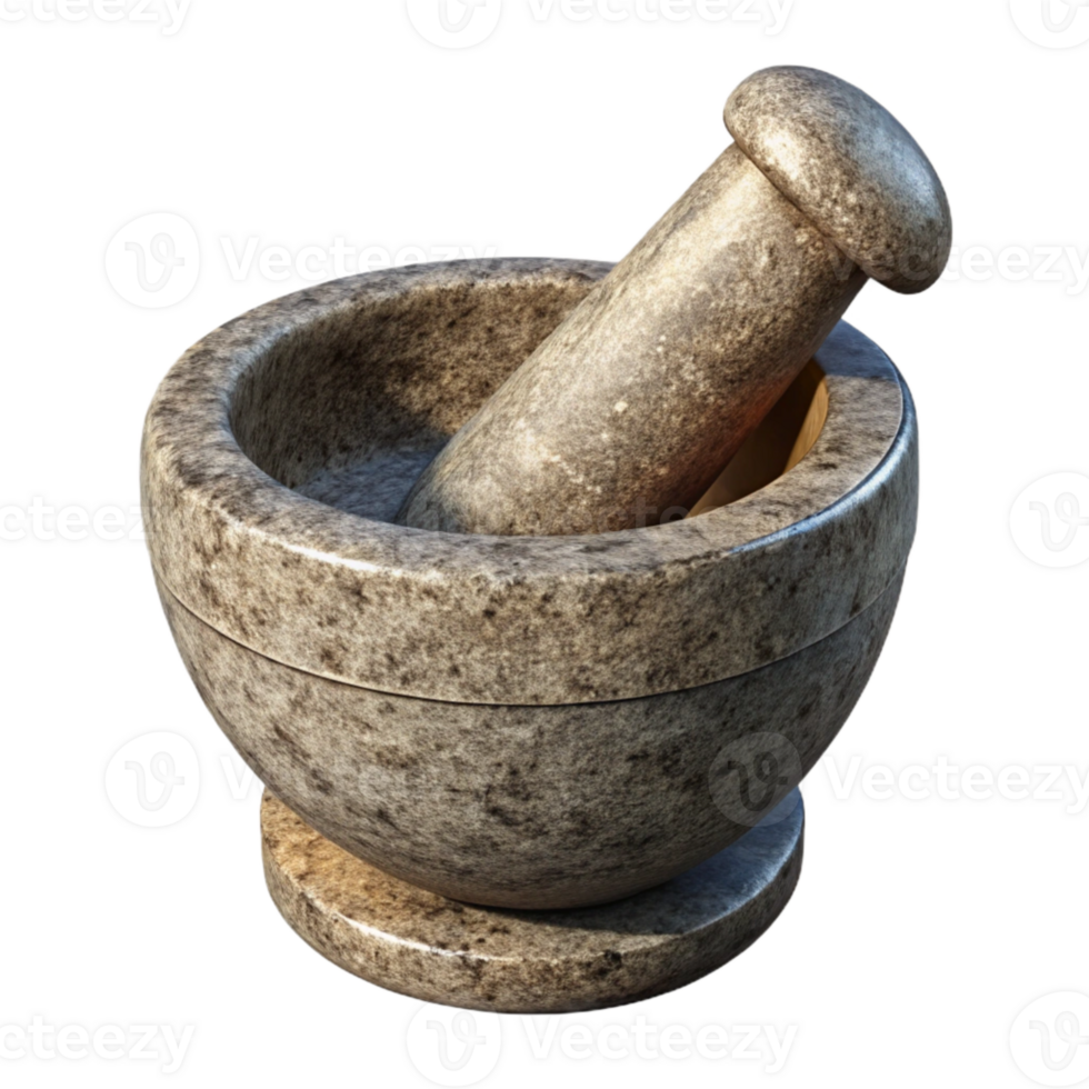 magnificent artistic Mortar and Pestle Granite Material professional png