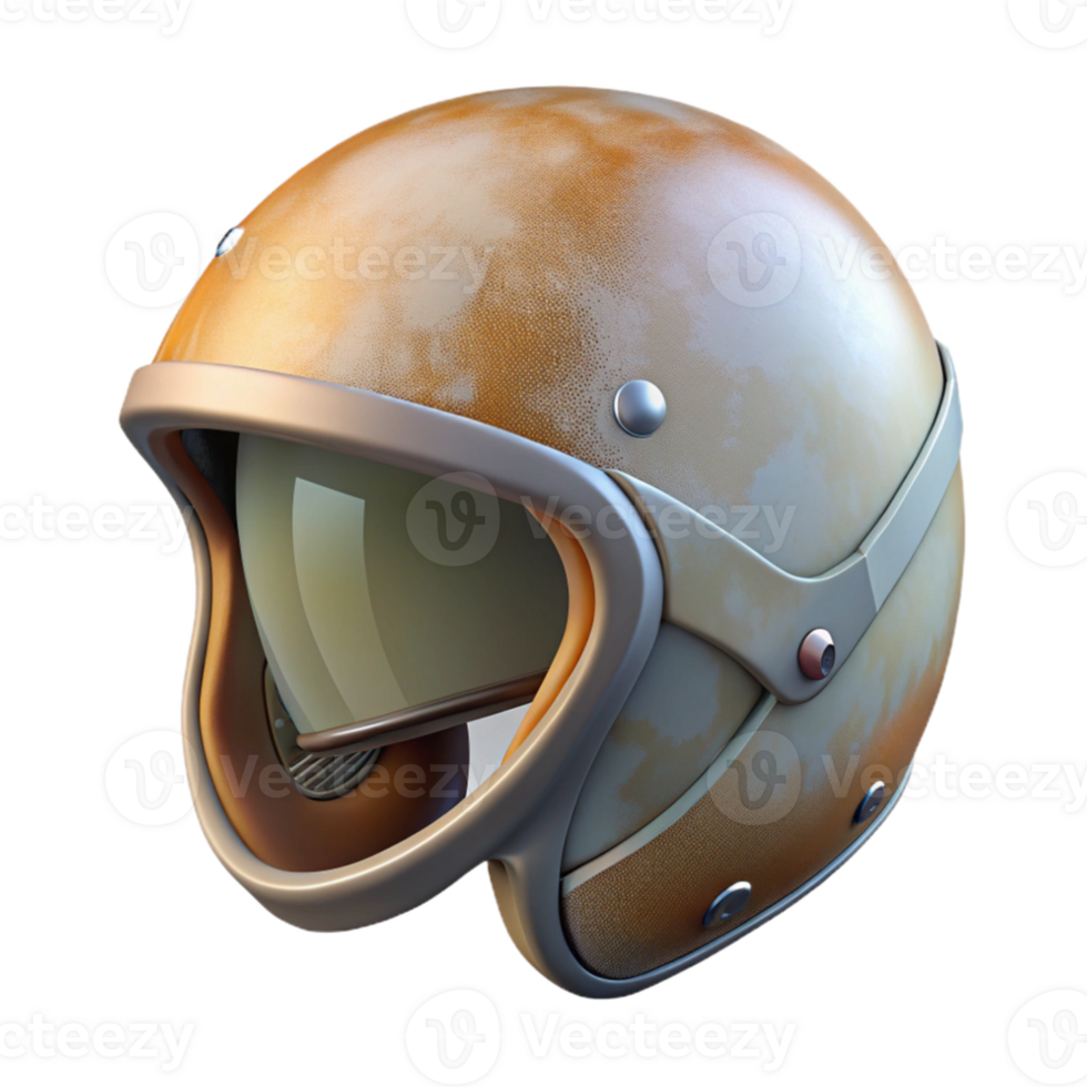 dramatic modern Motorcycle Helmet Side View Transparent Background premium png