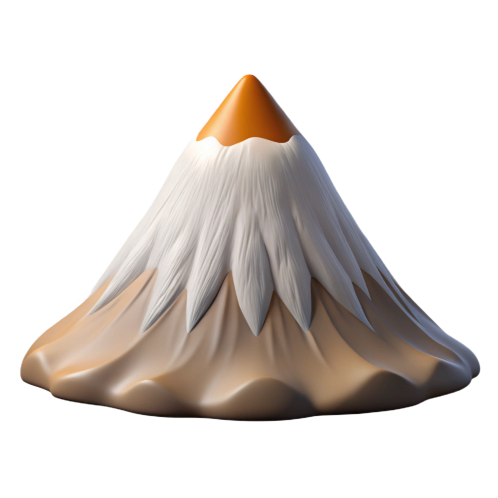 elegant traditional Mount Fuji Volcanic Cone Classic View Transparent original png