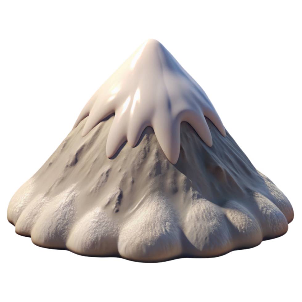 impressive classic Mount Rainier Snow Capped Peak Cutout high resolution png