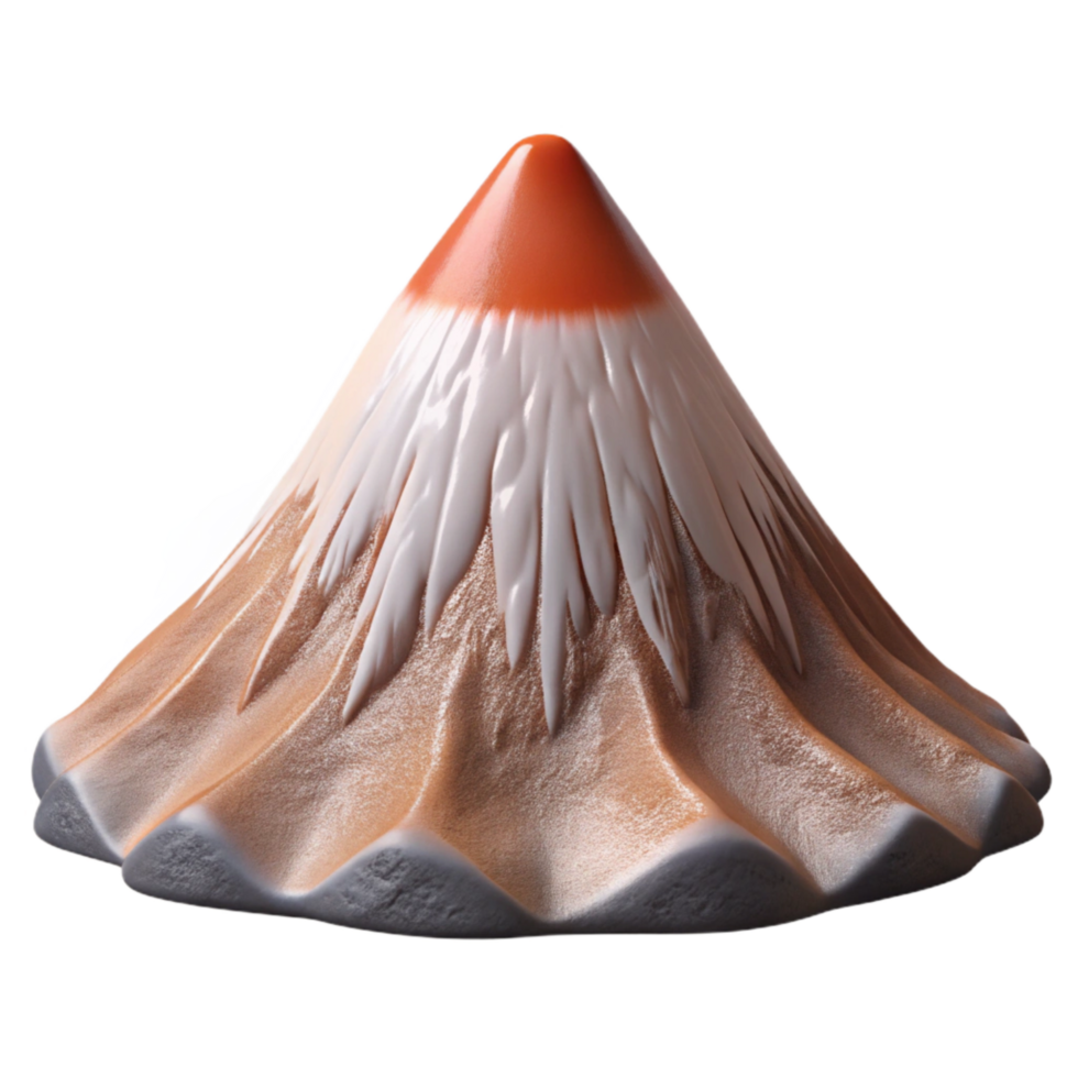 elegant vintage Mount Fuji Volcanic Cone Classic View Transparent high resolution png