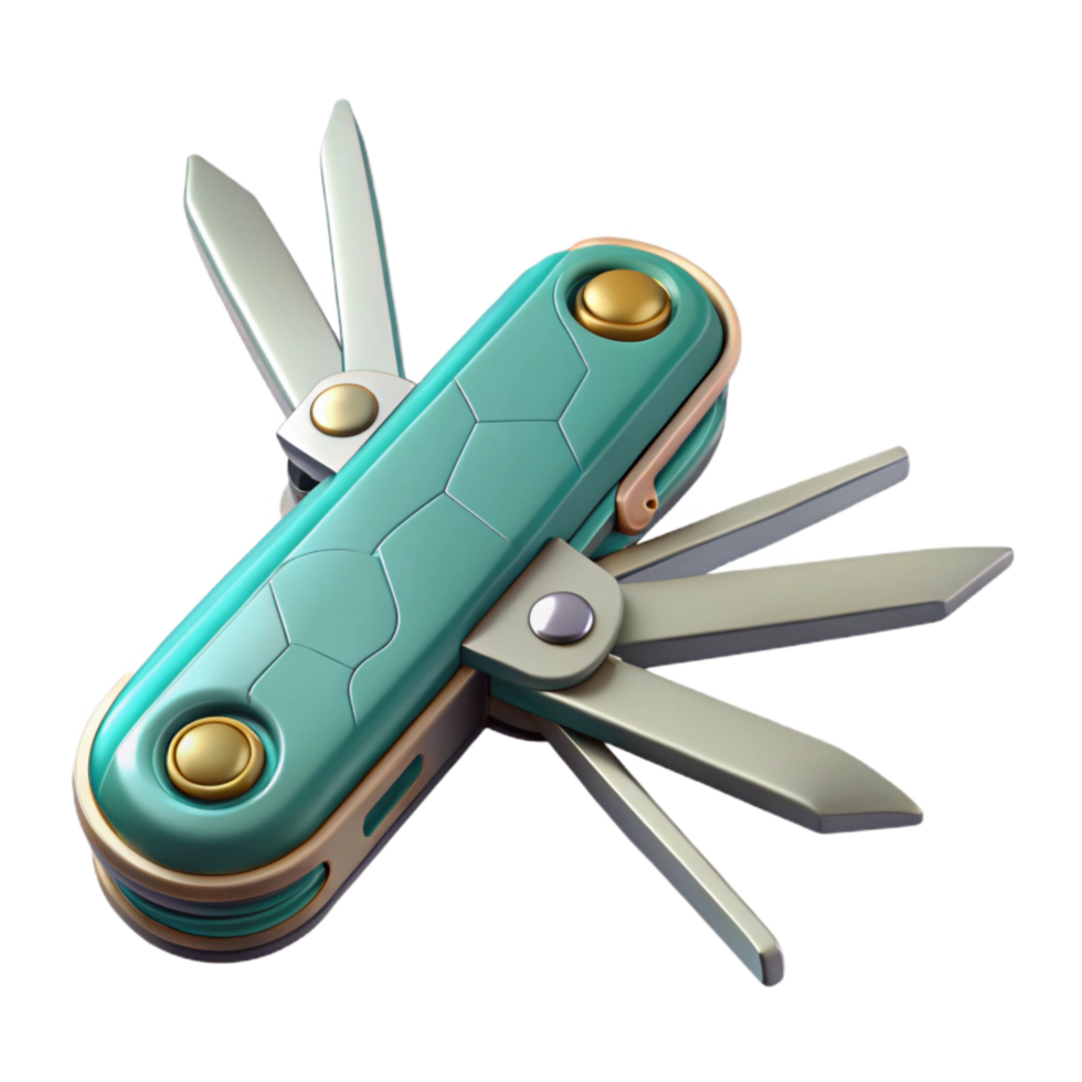 magnificent traditional Multitool Open View Transparent Background high quality png