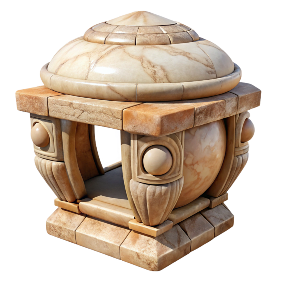 elegant modern Museum Artifact Ancient Culture Transparent Background high quality png