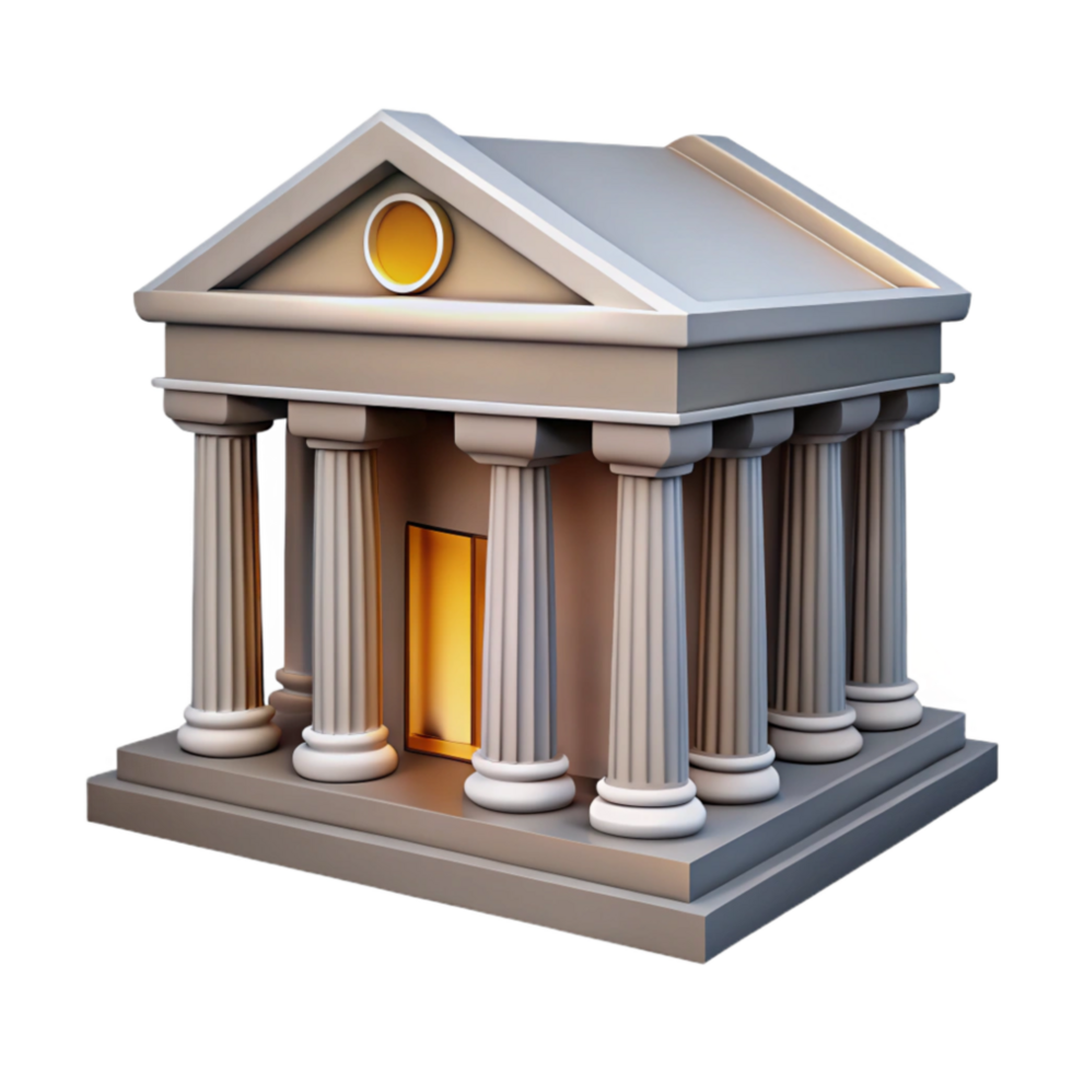 impressive abstract Museum Building Classical Architecture Element professional png