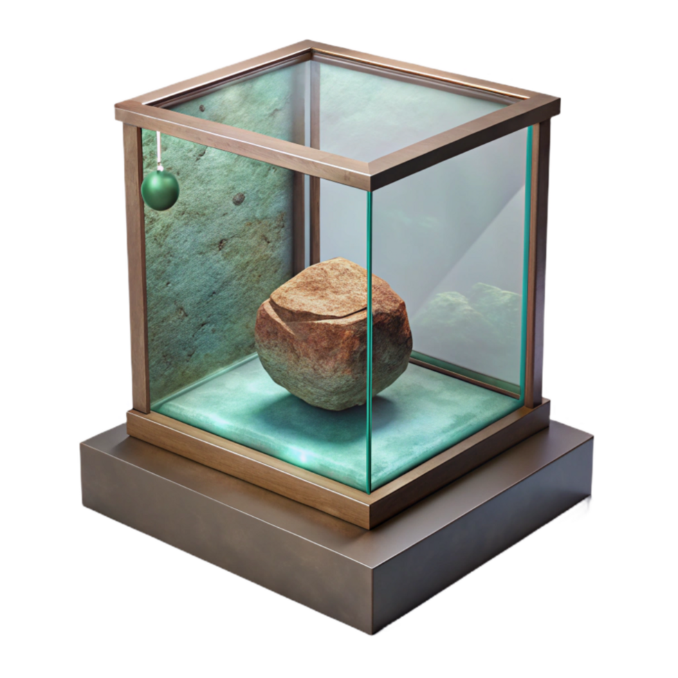 wonderful traditional Museum Display Case Artifact Inside Transparent Background exclusive png