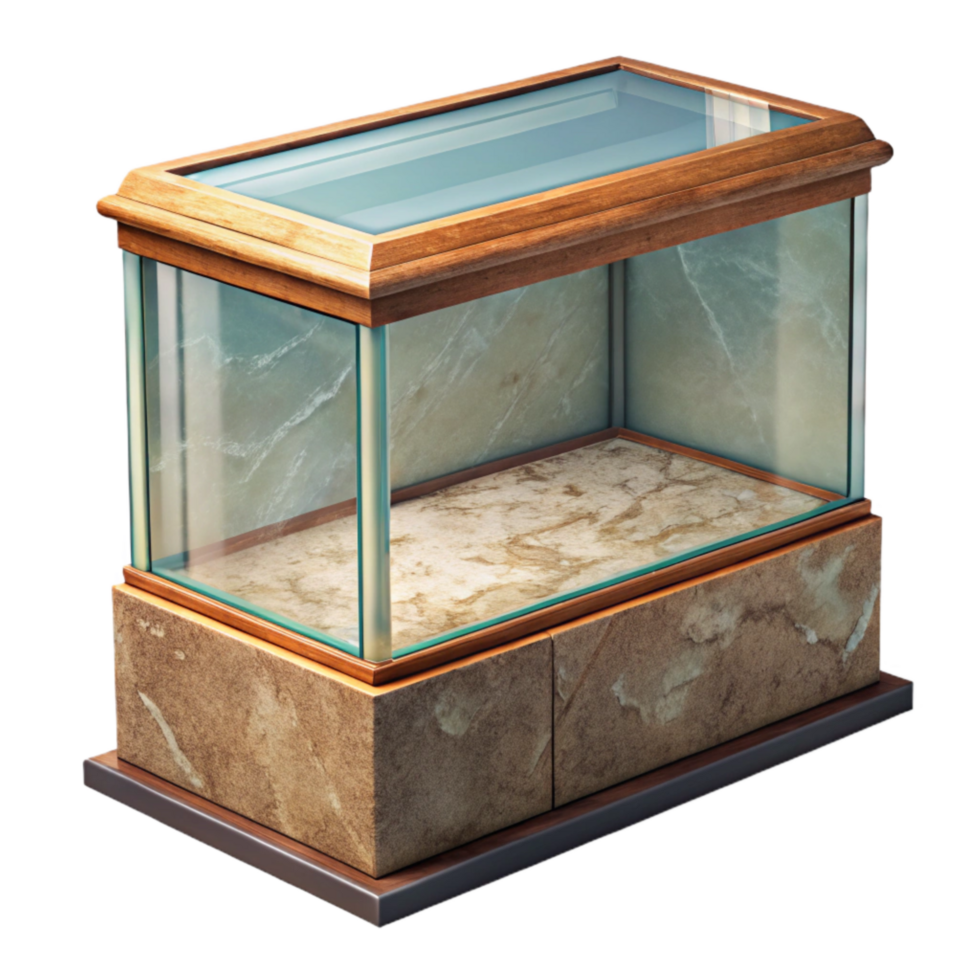 magnificent traditional Museum Display Case Glass Reflection Cutout high quality png