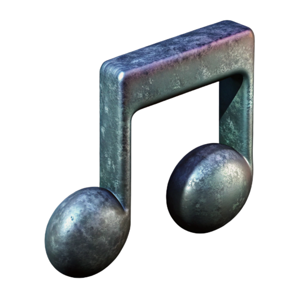 magnificent creative Musical Note Eighth Note Symbol Transparent Background Cutout high resolution png