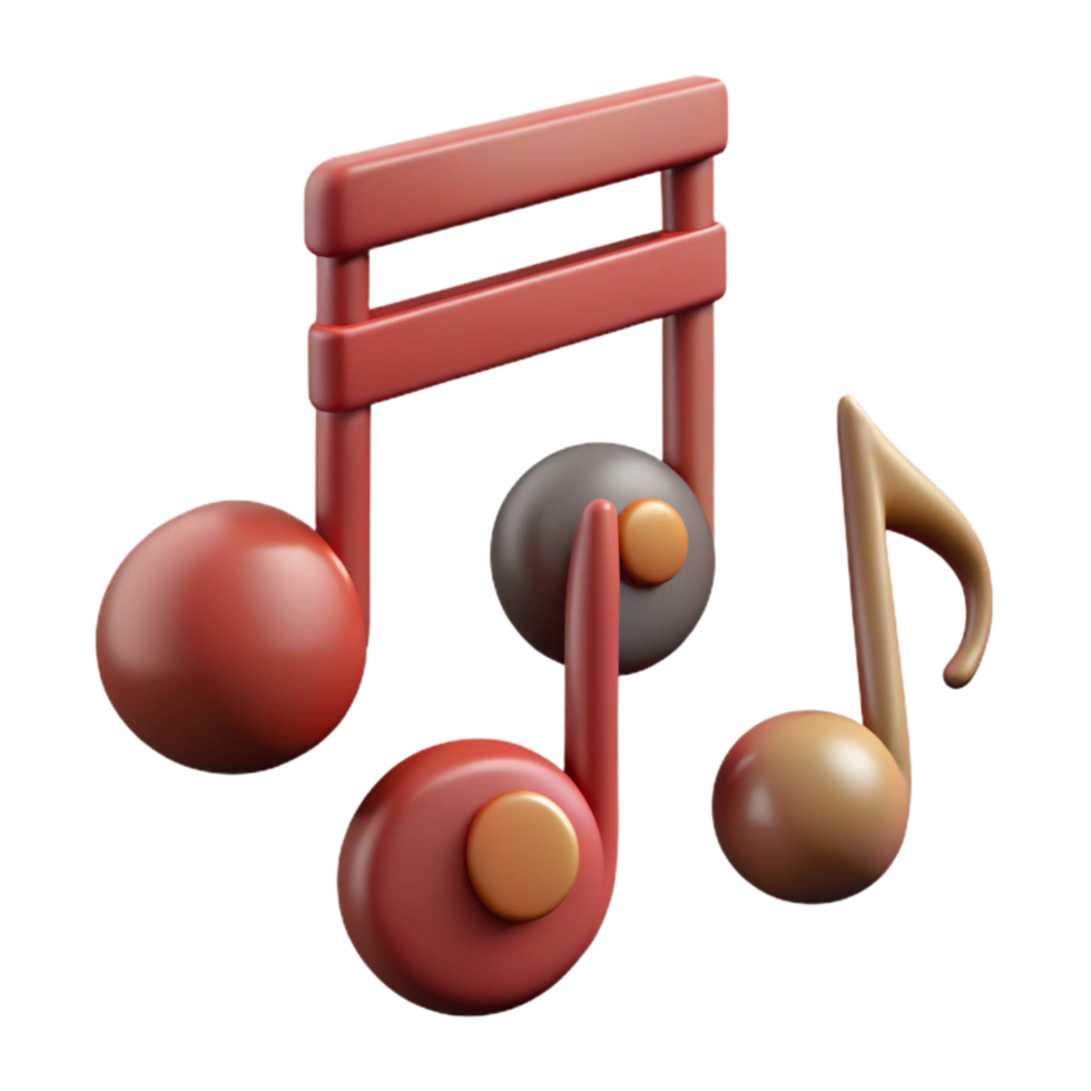 impressive artistic Music Notation Symbols Rests and Notes Transparent Background professional png
