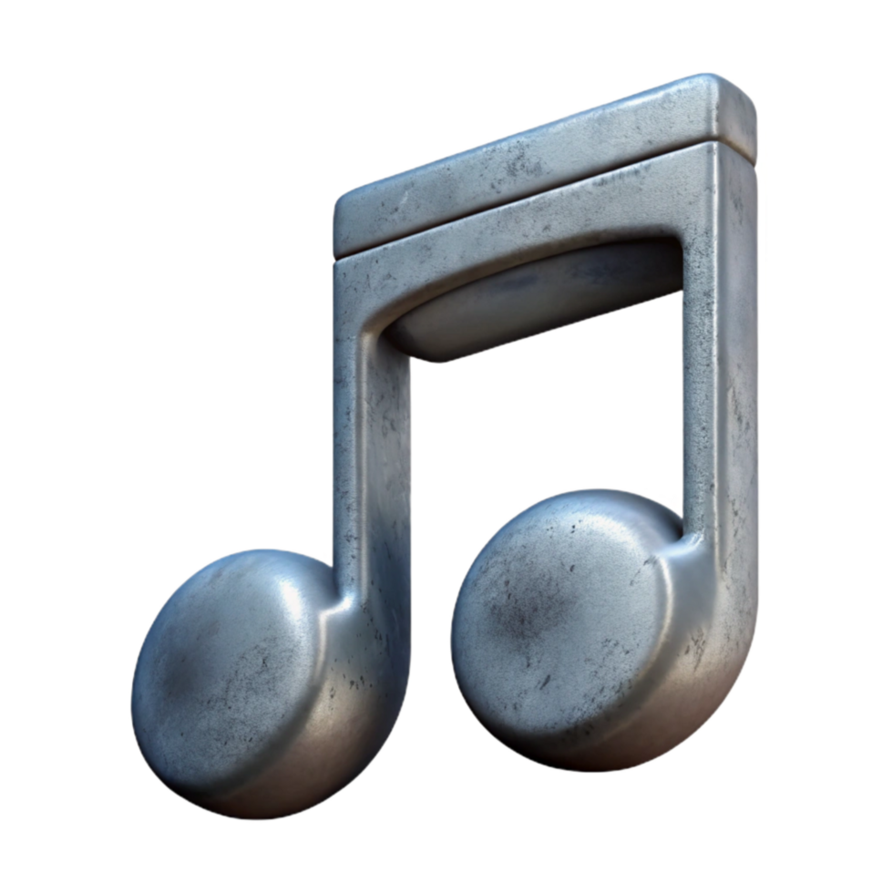 vibrant creative Music Notation Symbols Sharp and Flat Transparent Background detailed png