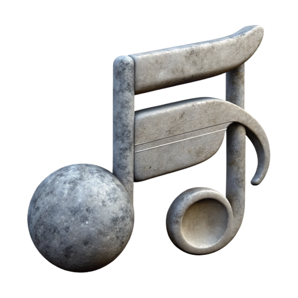 serene rustic Music Notation Symbols Time Signature Transparent Background professional png