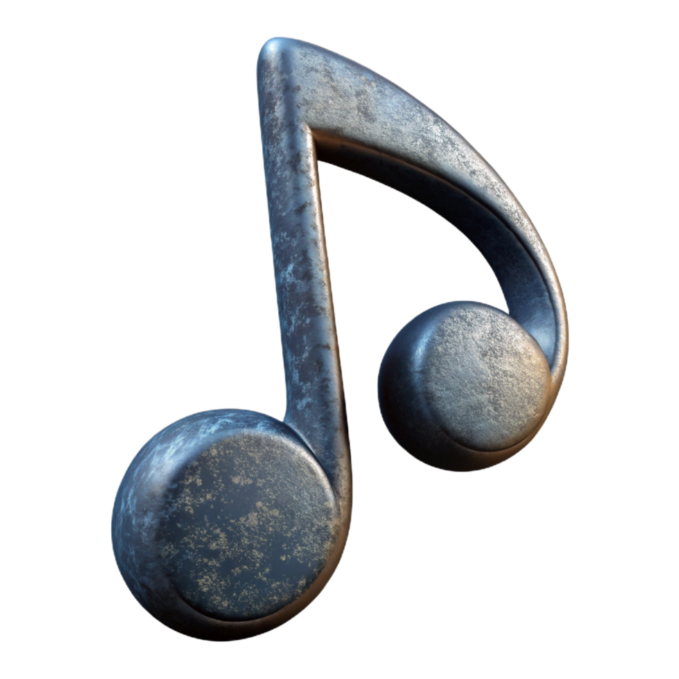 serene classic Music Note Symbol Treble Clef Isolated Element Transparent Background png