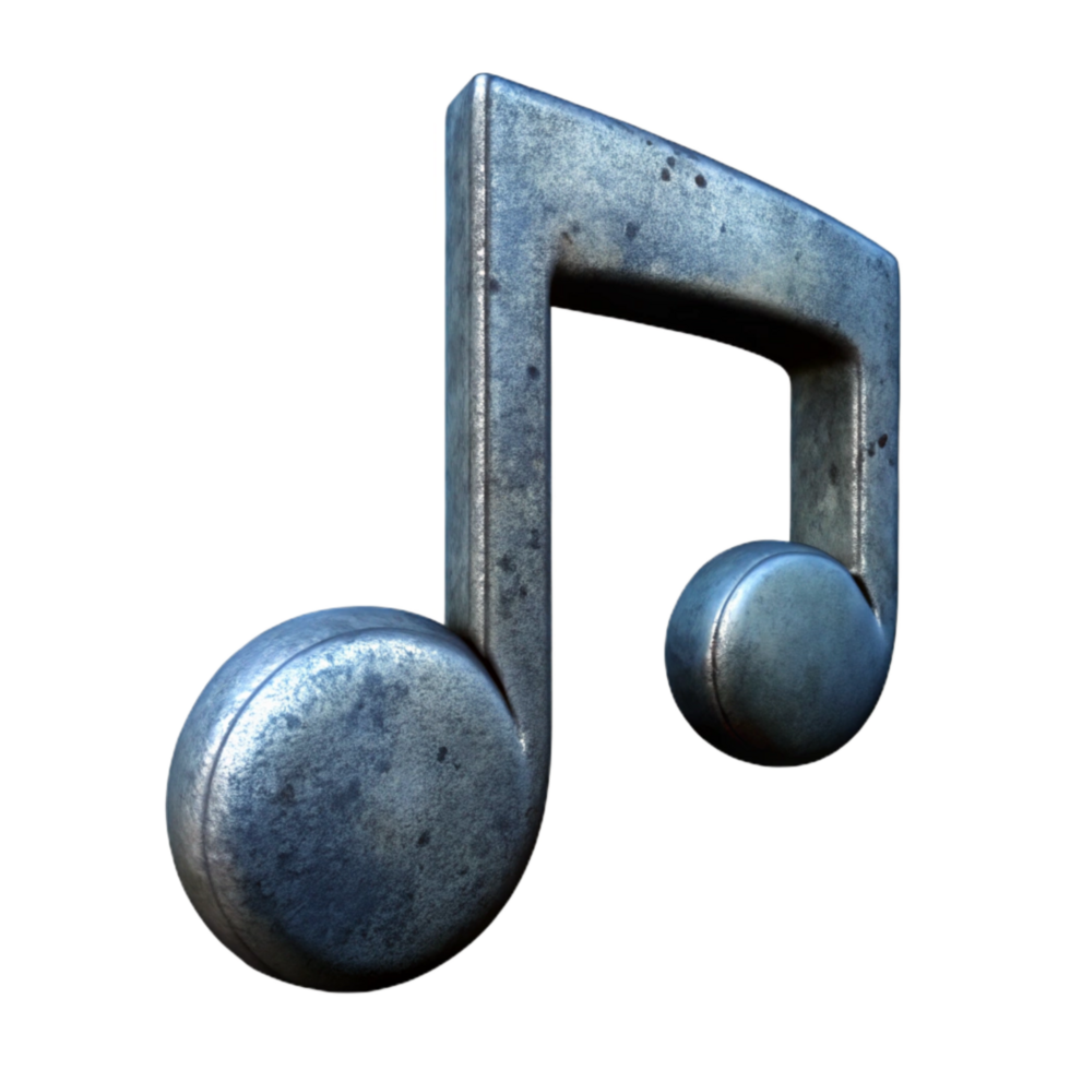 beautiful contemporary Music Note Symbol Treble Clef Isolated Element Transparent Background high resolution png