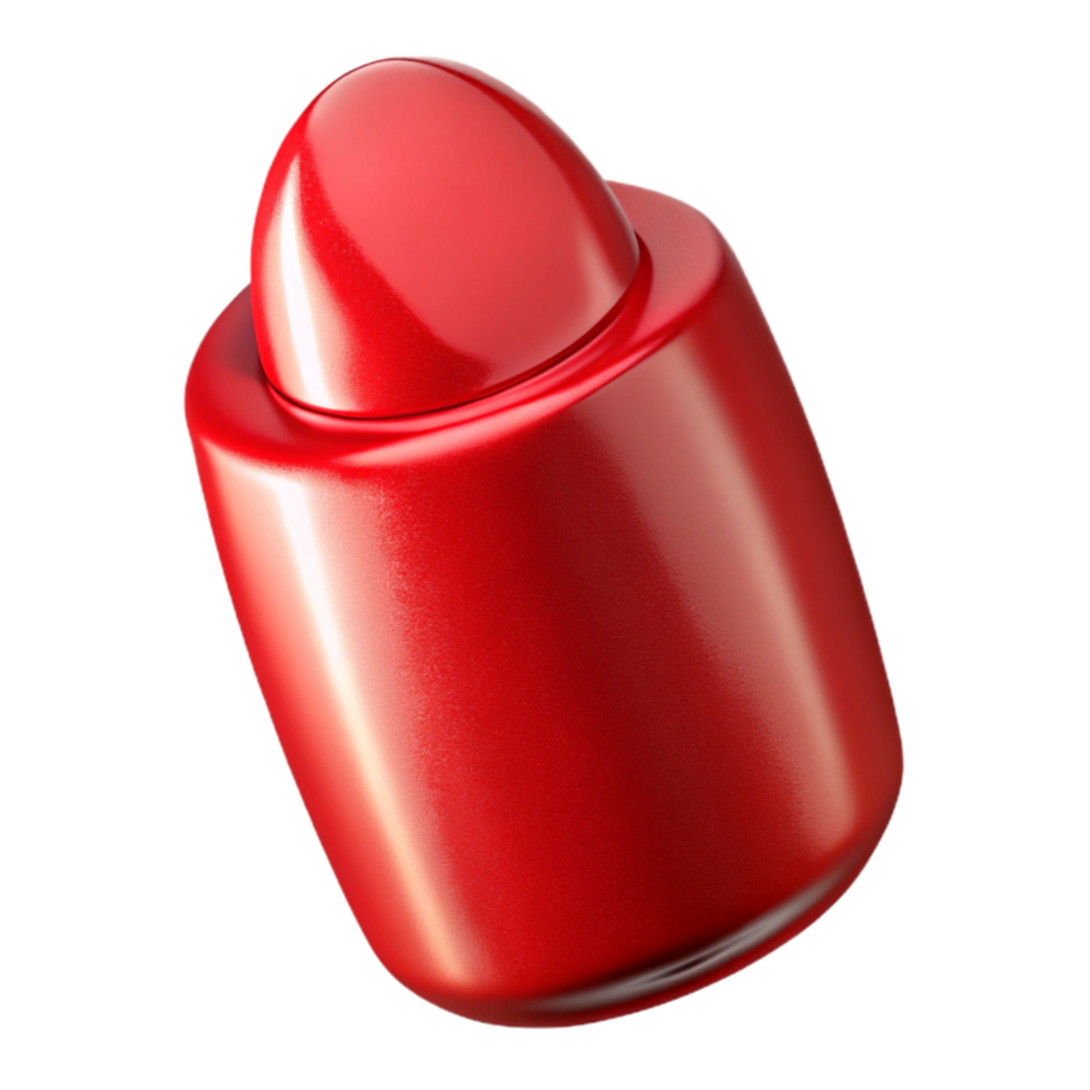 serene classic Nail Polish Red Shiny Cutout high quality png