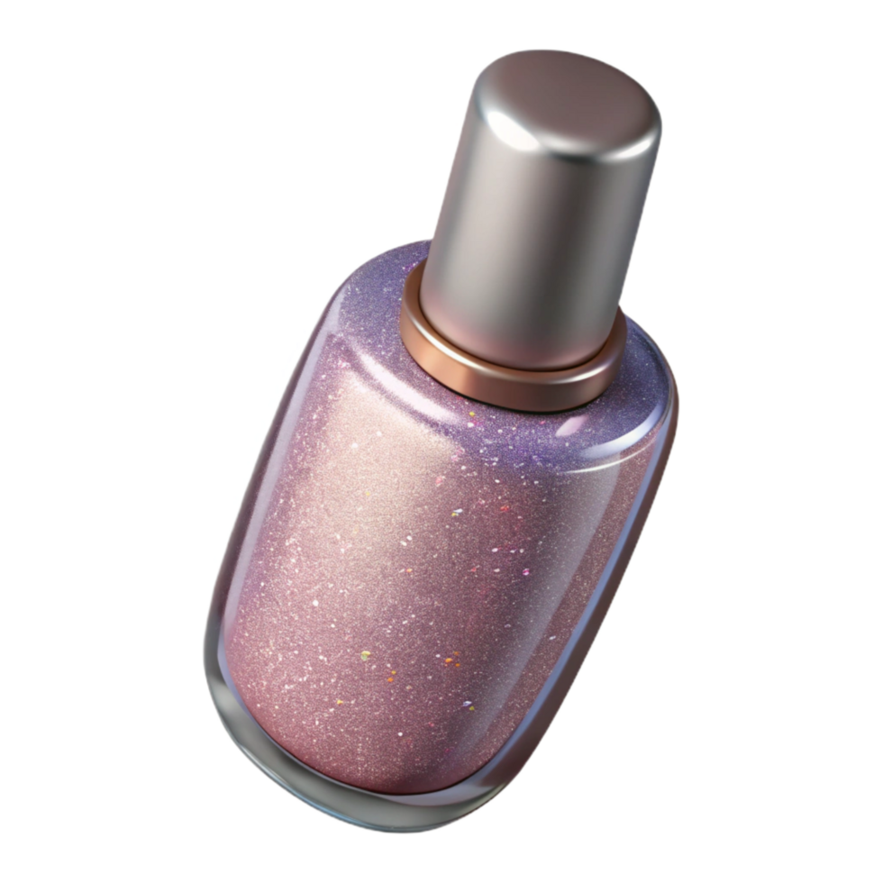 magnificent abstract Nail Polish with Glitter Finish high quality png