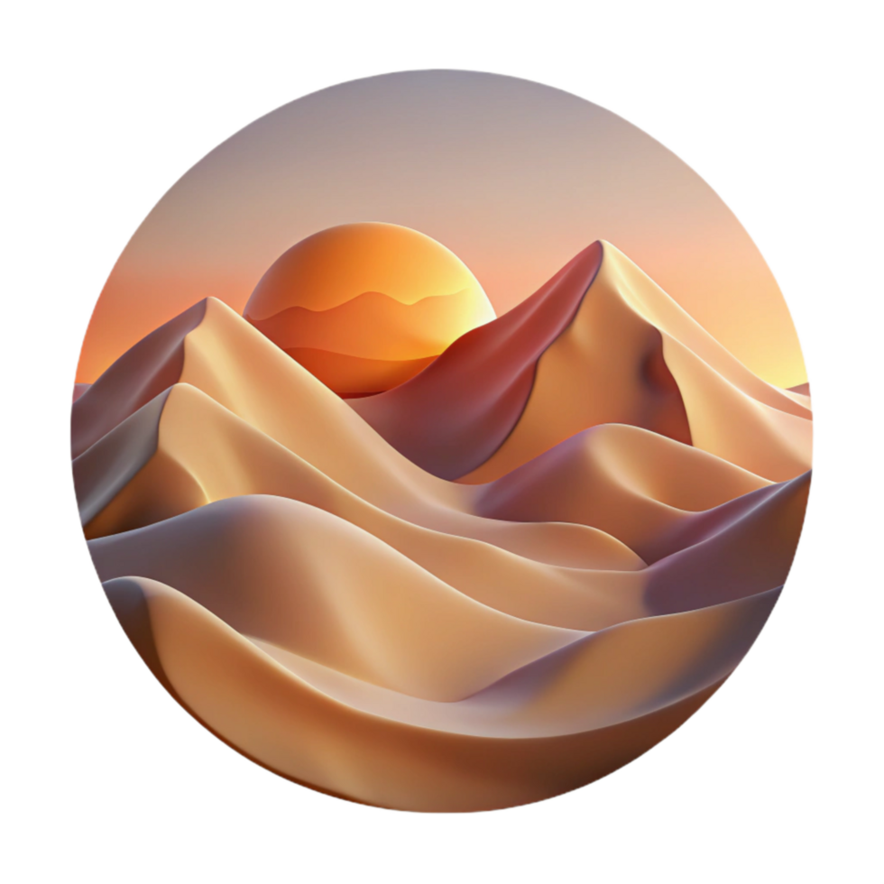 elegant artistic Namib Desert Sossusvlei Dunes Sunrise Hues Transparent high resolution png