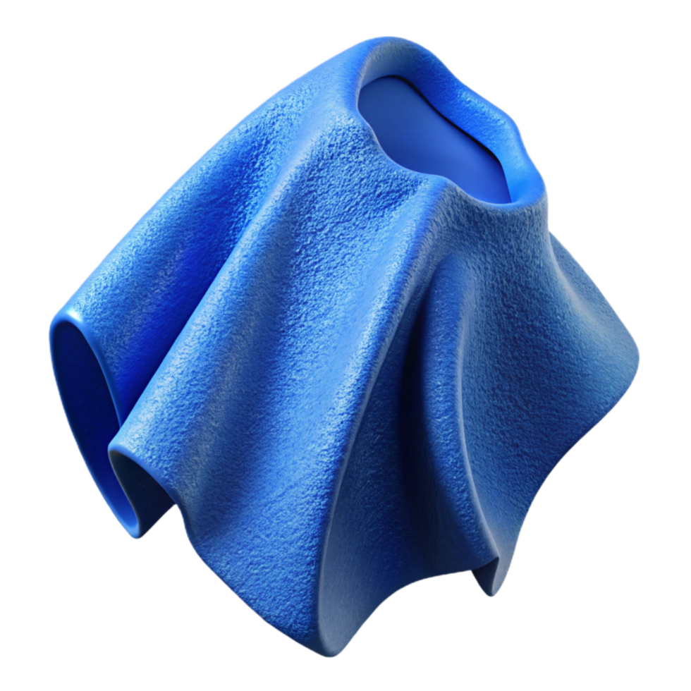 stunning modern Natural Dye Fabric Sample Blue Shade Cutout original png