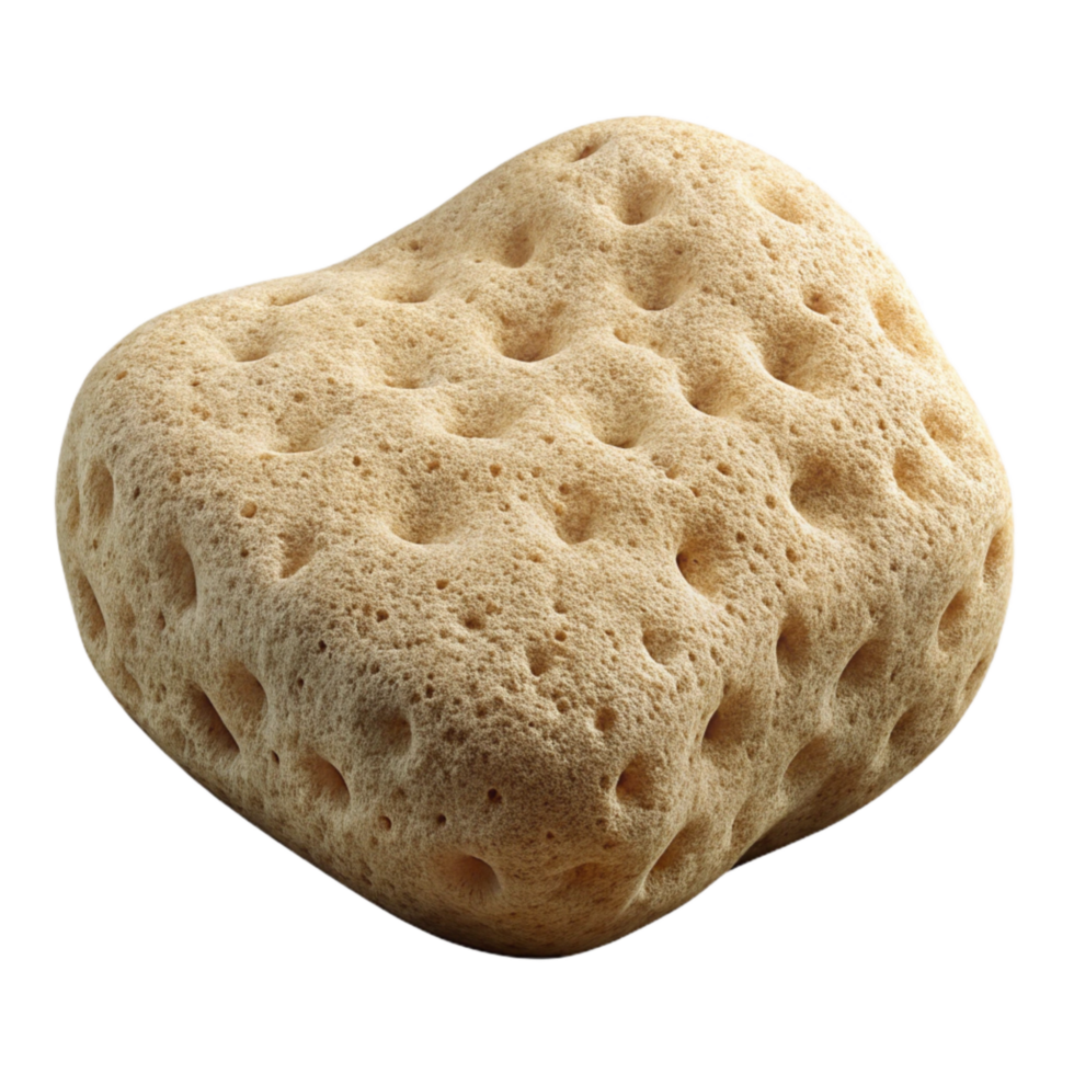 impressive rustic Natural Sponge Textured Surface Transparent Background high quality png