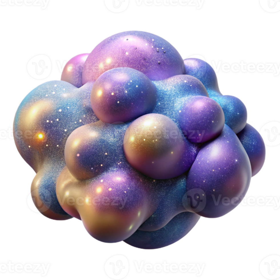 impressive vintage Nebula Gases Cutout with Colorful Swirls high quality png