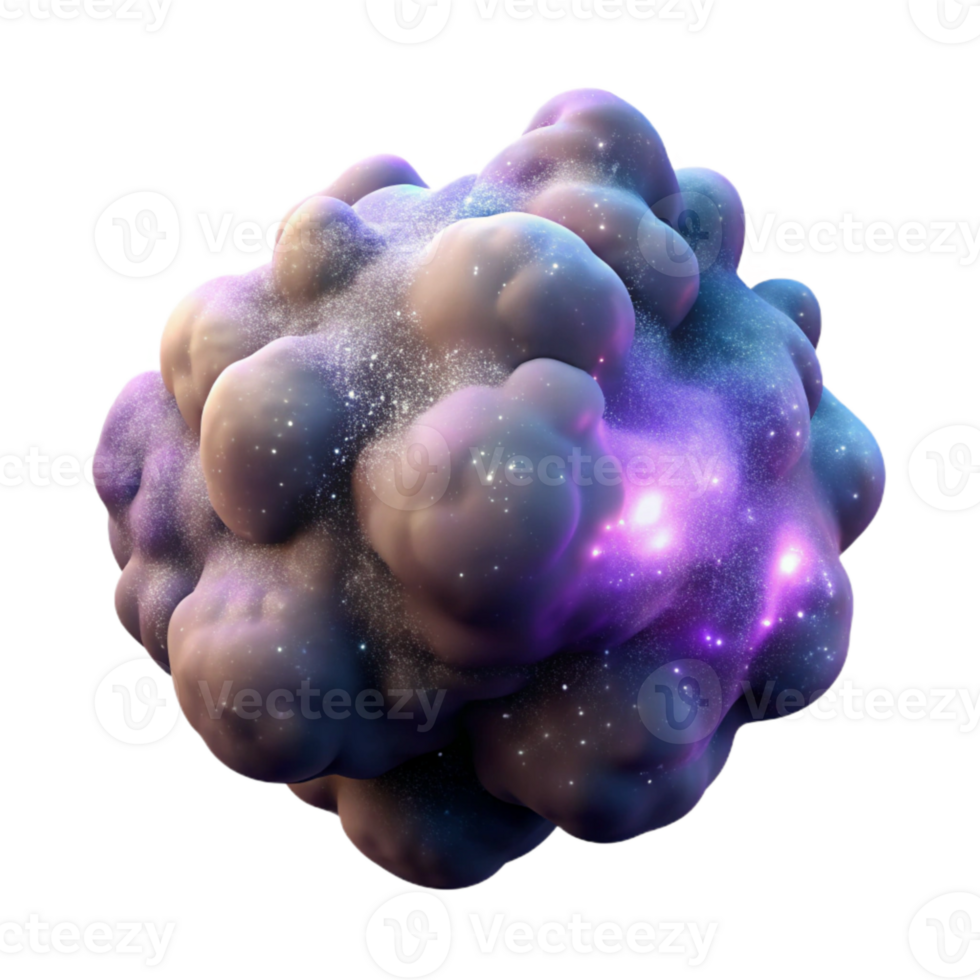 dramatic modern Nebula Swirling Gases and Dust Cutout Graphic genuine png