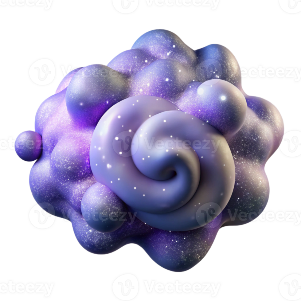impressive vintage Nebula Swirling Gases and Dust Cutout Graphic professional png