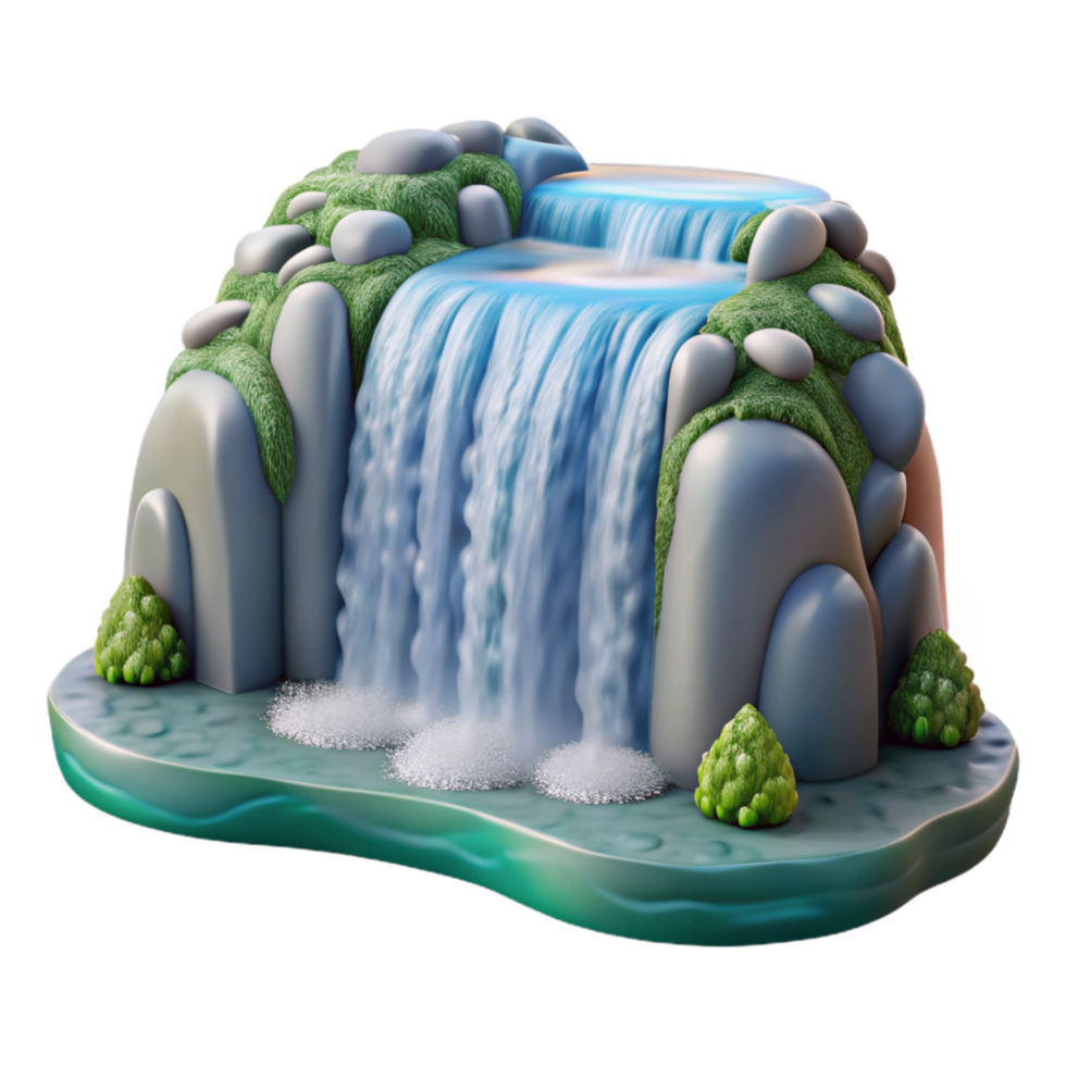 elegant vintage Niagara Falls Horseshoe Falls Mist and Spray Cutout original png