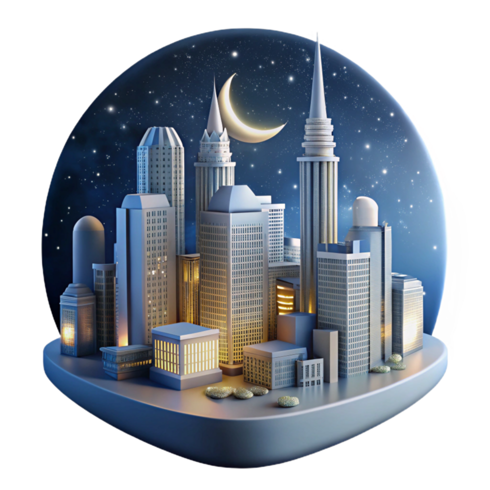 impressive vintage Night Photography Lighting Cityscape Cutout professional png