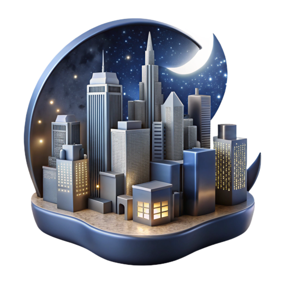 wonderful classic Night Photography Lighting Cityscape Cutout high quality png