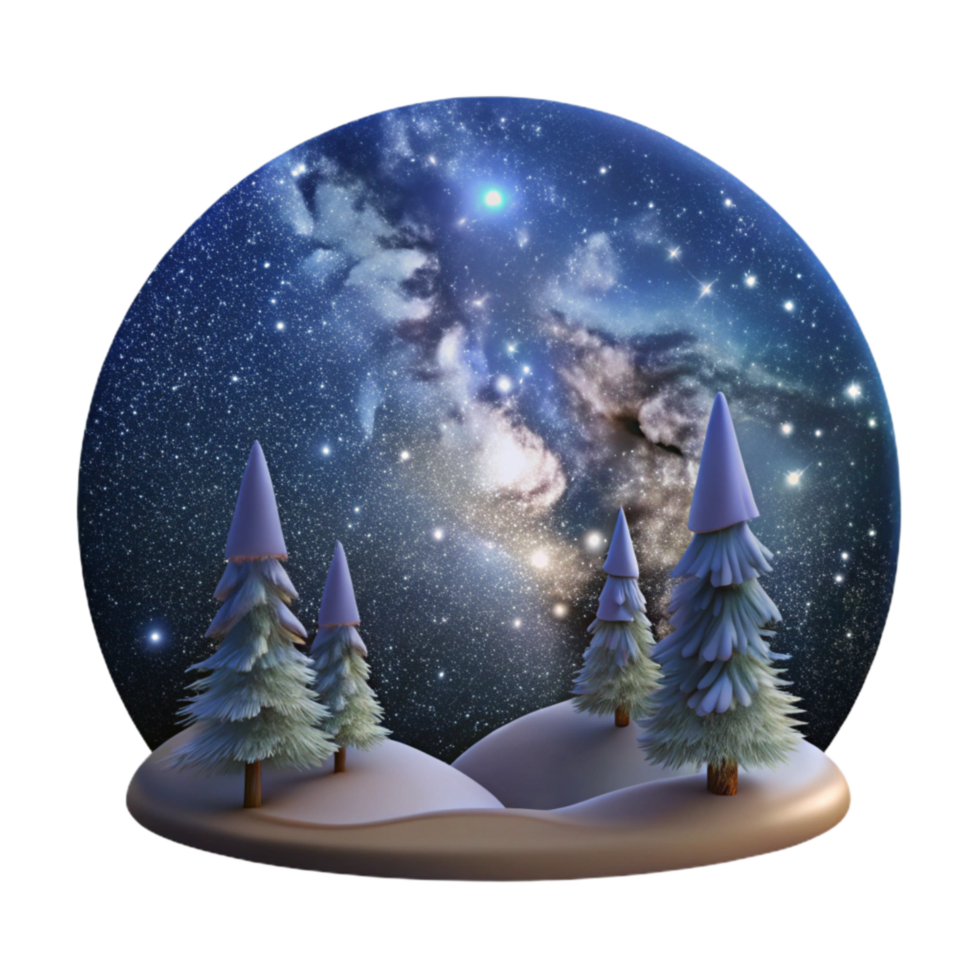 beautiful creative Night Photography of Milky Way and Trees Transparent Background original png