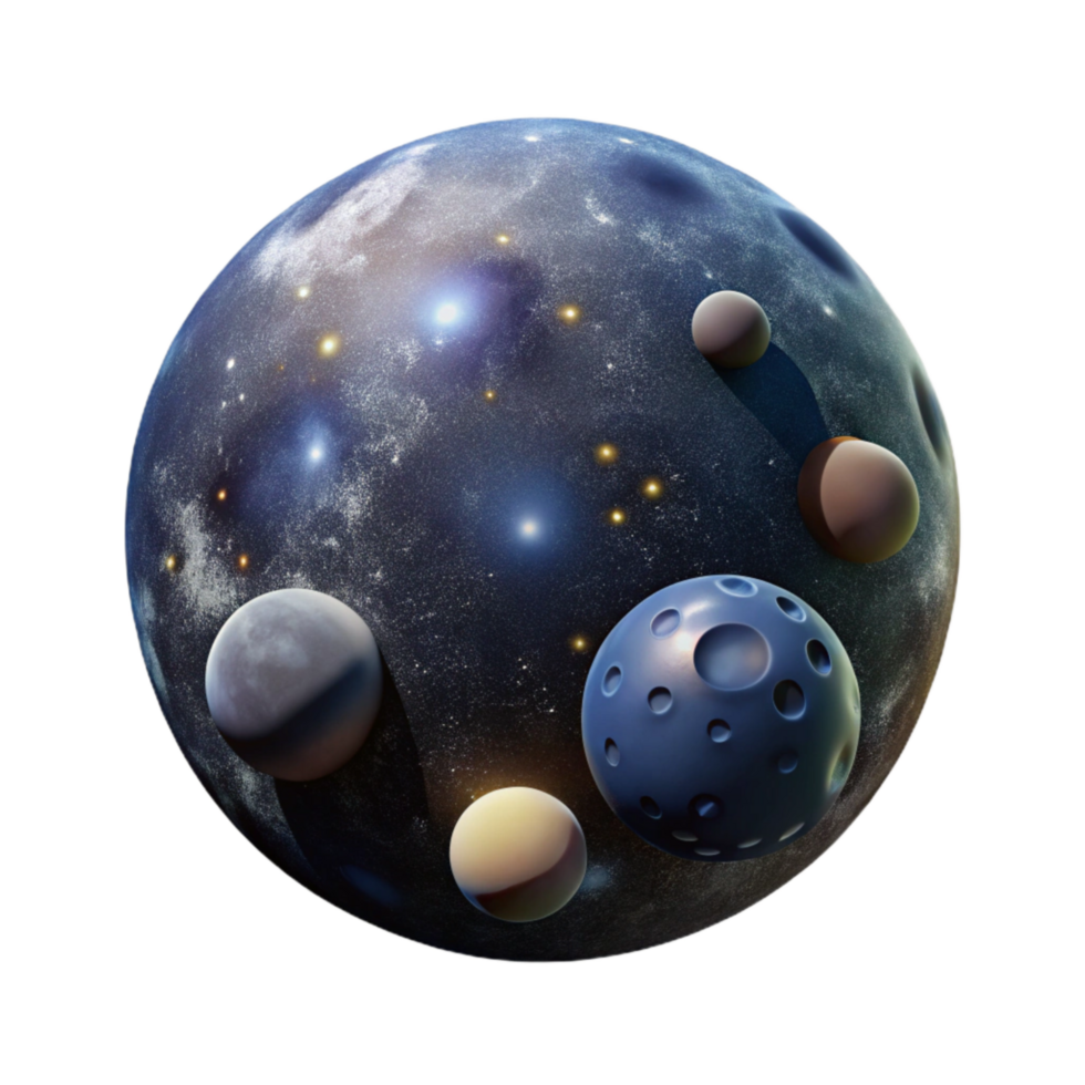 dramatic minimalist Night Sky Photography with Milky Way Cutout png