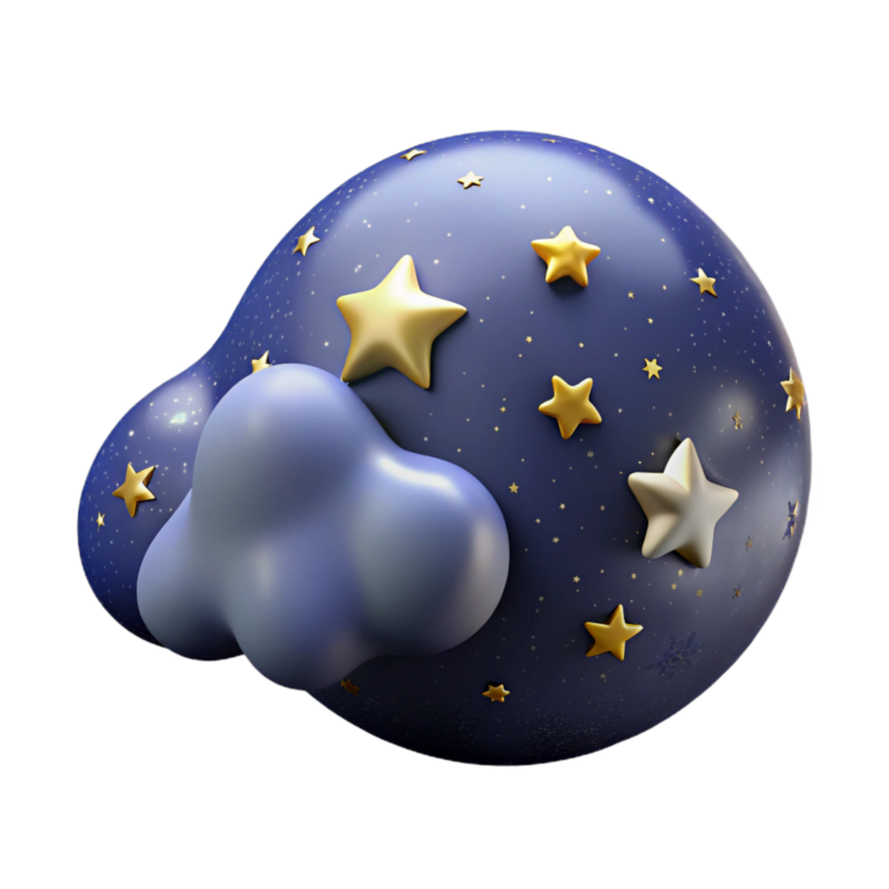 dramatic abstract Night Sky Stars authentic png