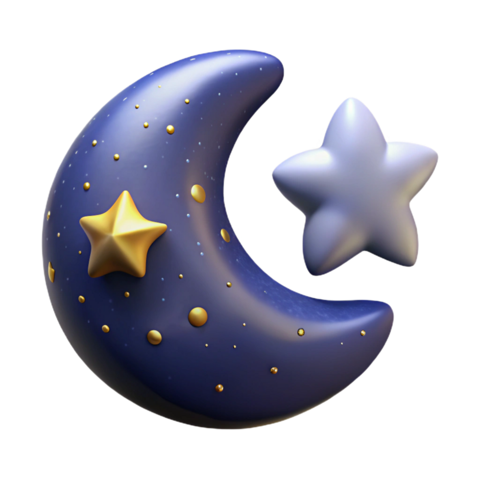 serene rustic Night Sky with Stars Cutout Element high resolution png