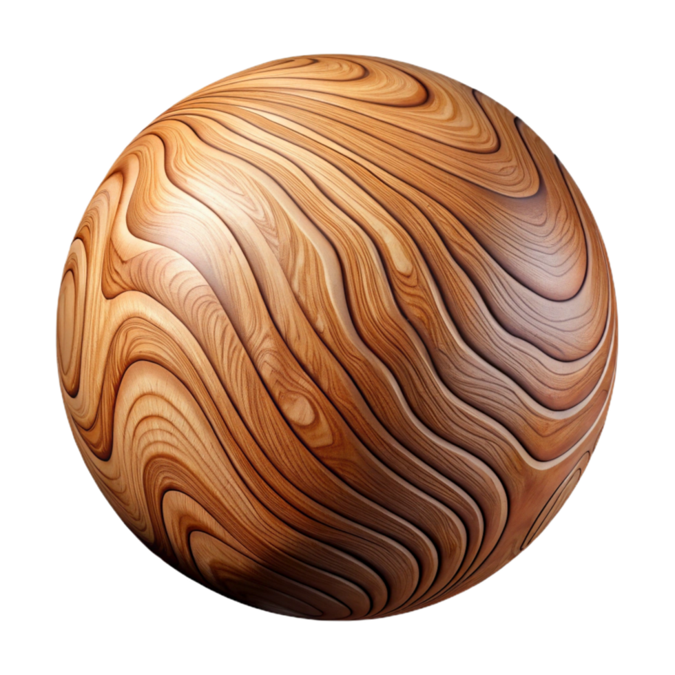 serene vintage Oak Wood Grain Pattern Isolated on Transparent Background original png