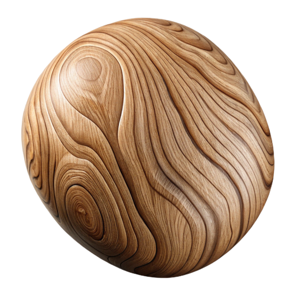 vibrant minimalist Oak Wood Grain Closeup Cutout png