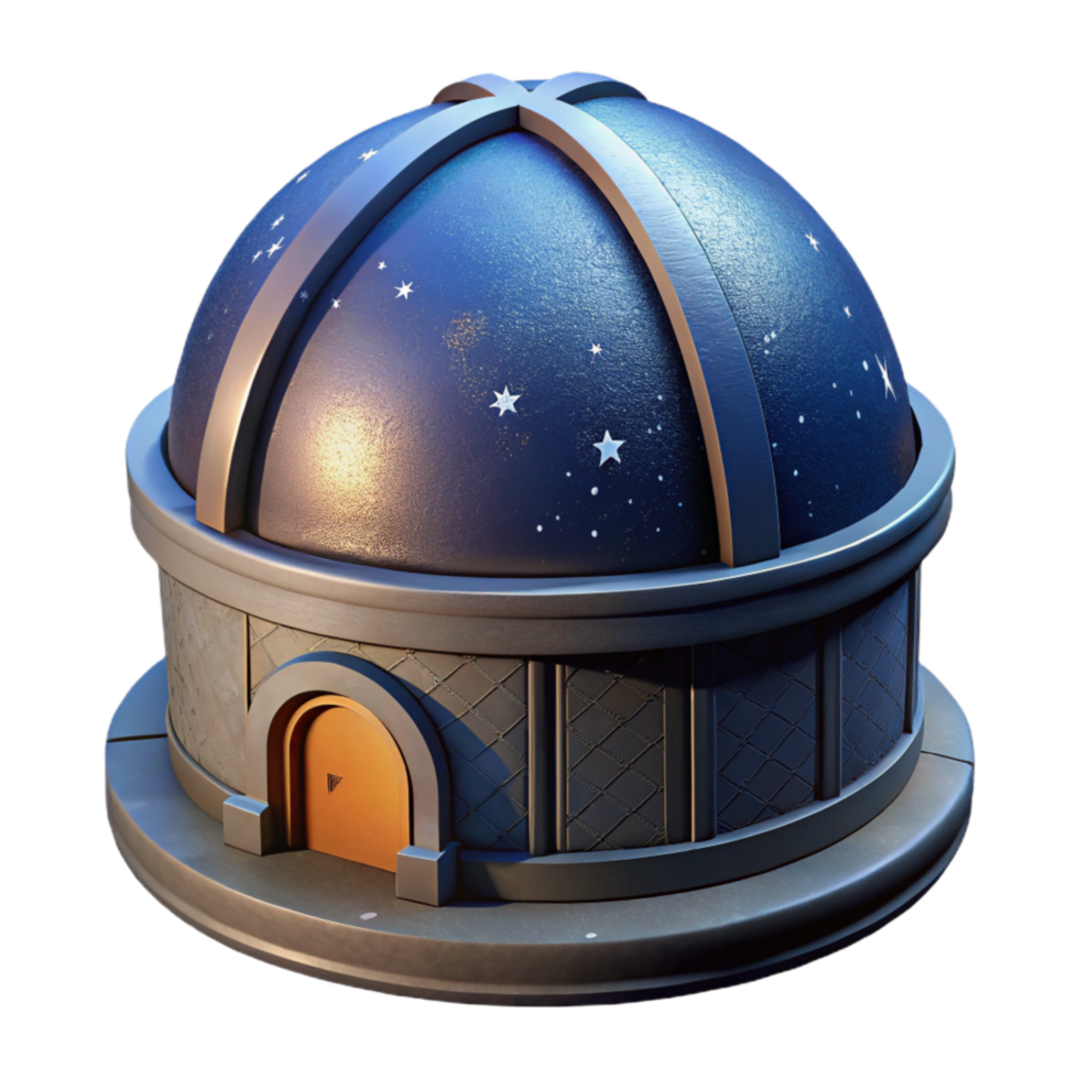 stunning rustic Observatory Dome with Night Sky png