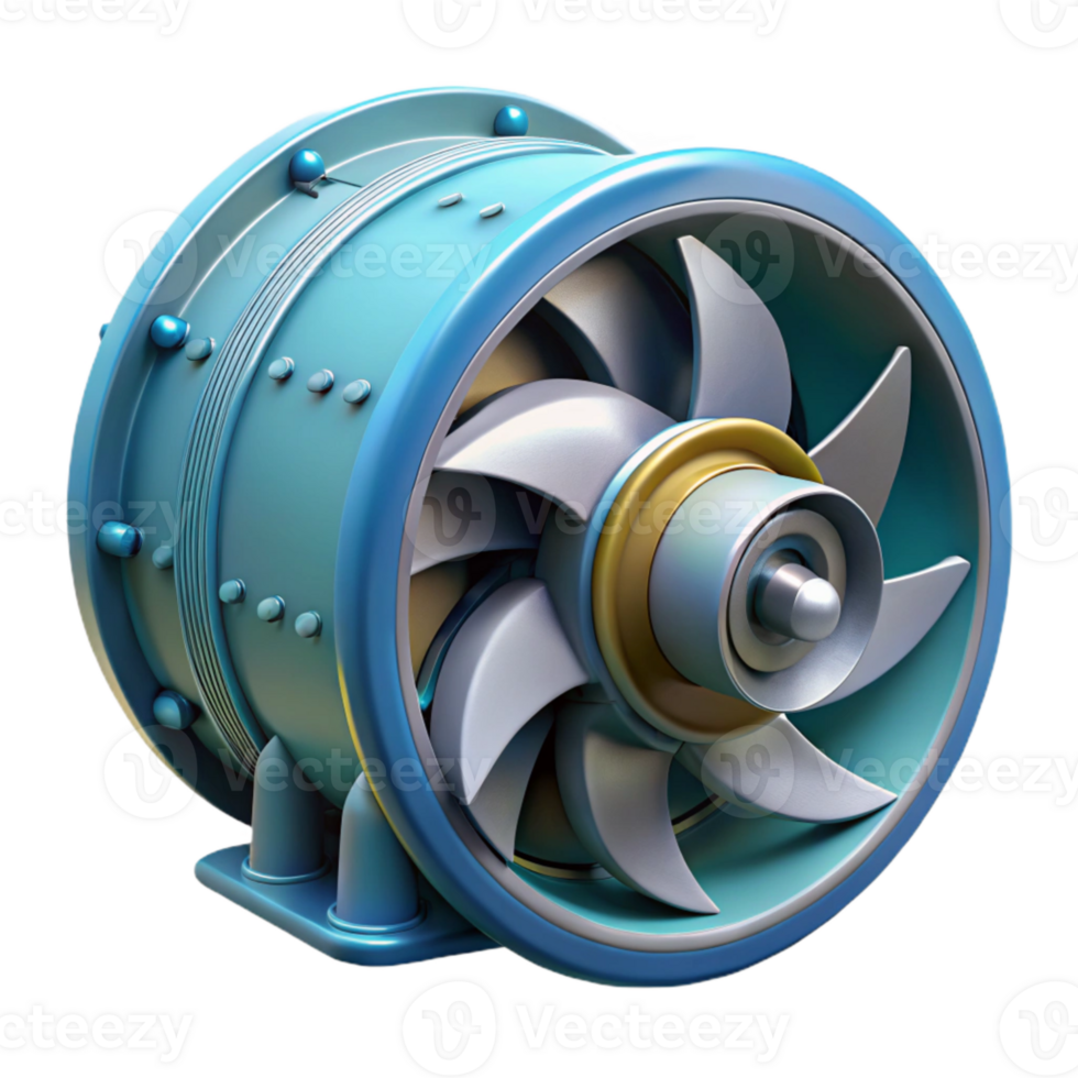 wonderful modern Ocean Current Turbine Generator Casing Cutout with Protective Coating original png