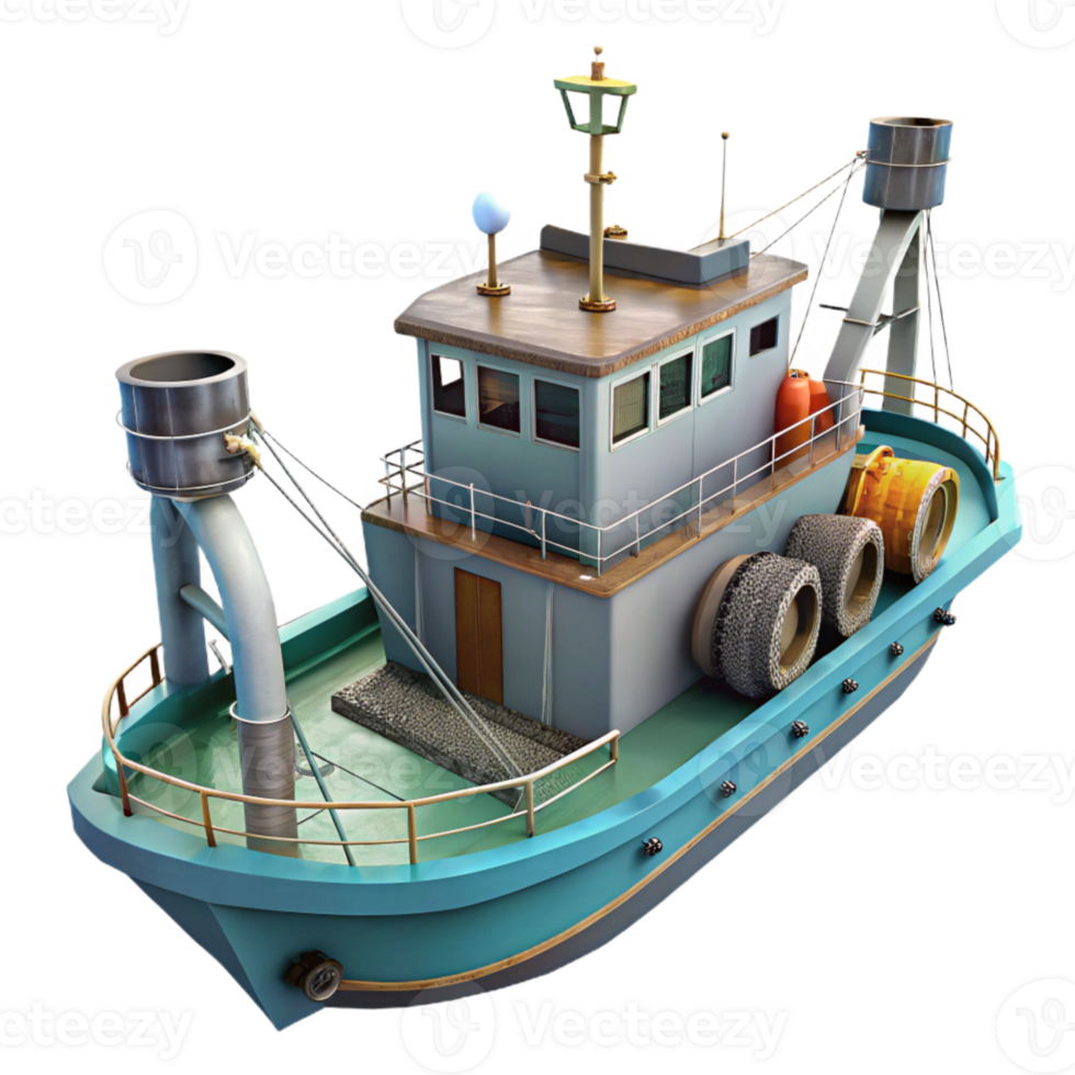 vibrant artistic Ocean Floor Cable Laying Vessel Transparent Background premium png