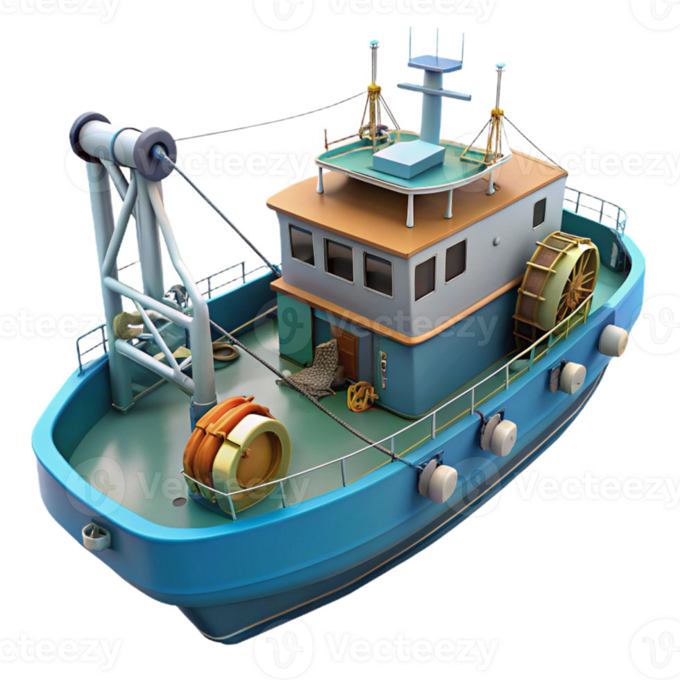elegant minimalist Ocean Floor Cable Laying Vessel Transparent Background high quality png