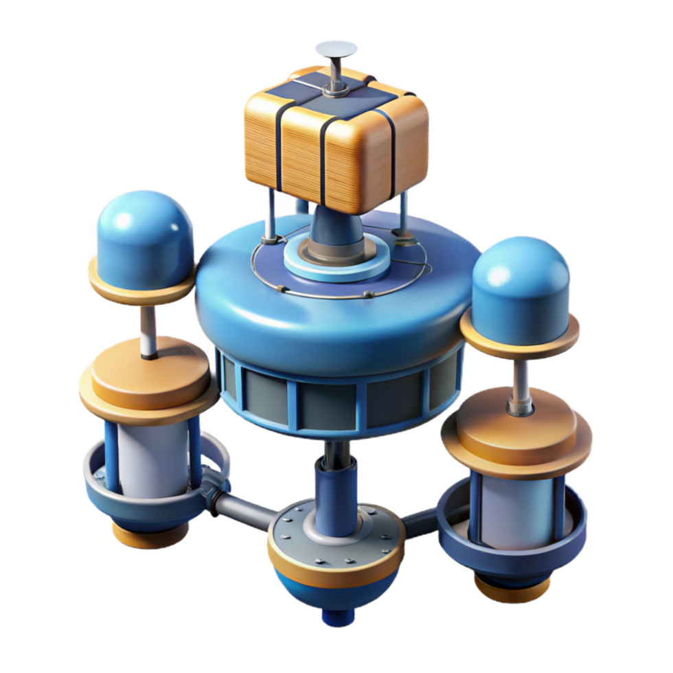 extraordinary traditional Oceanographic Sensor Array Detailed Render Transparent Background exclusive png
