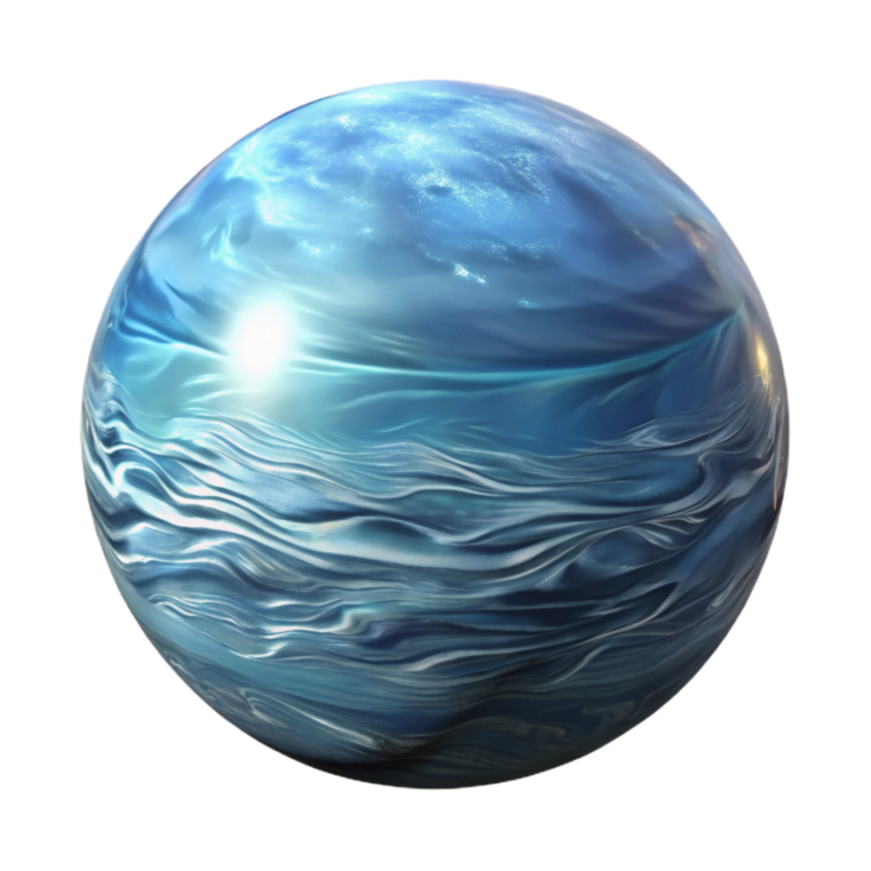 stunning modern Ocean Surface Reflection Element detailed png