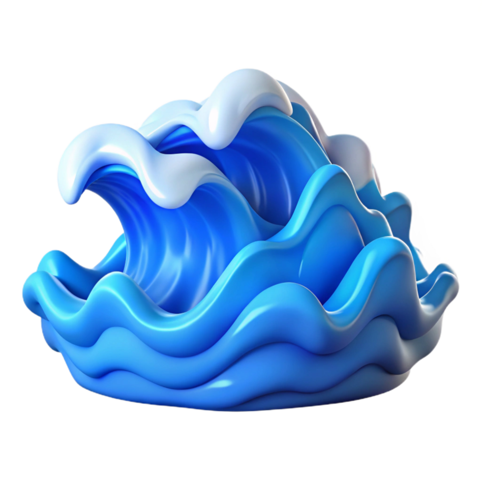 magnificent rustic Ocean Waves Blue Water Seascape Cutout genuine png