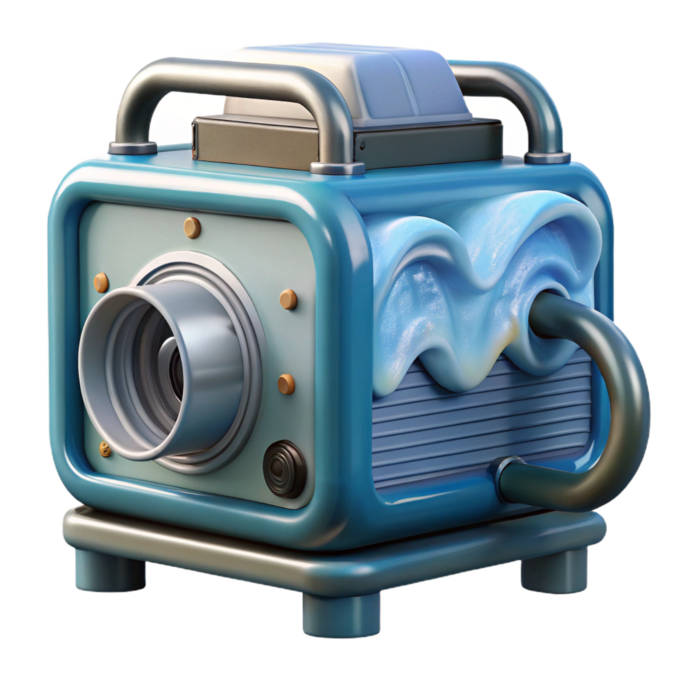 stunning minimalist Ocean Wave Power Generator Model Front View Cutout authentic png