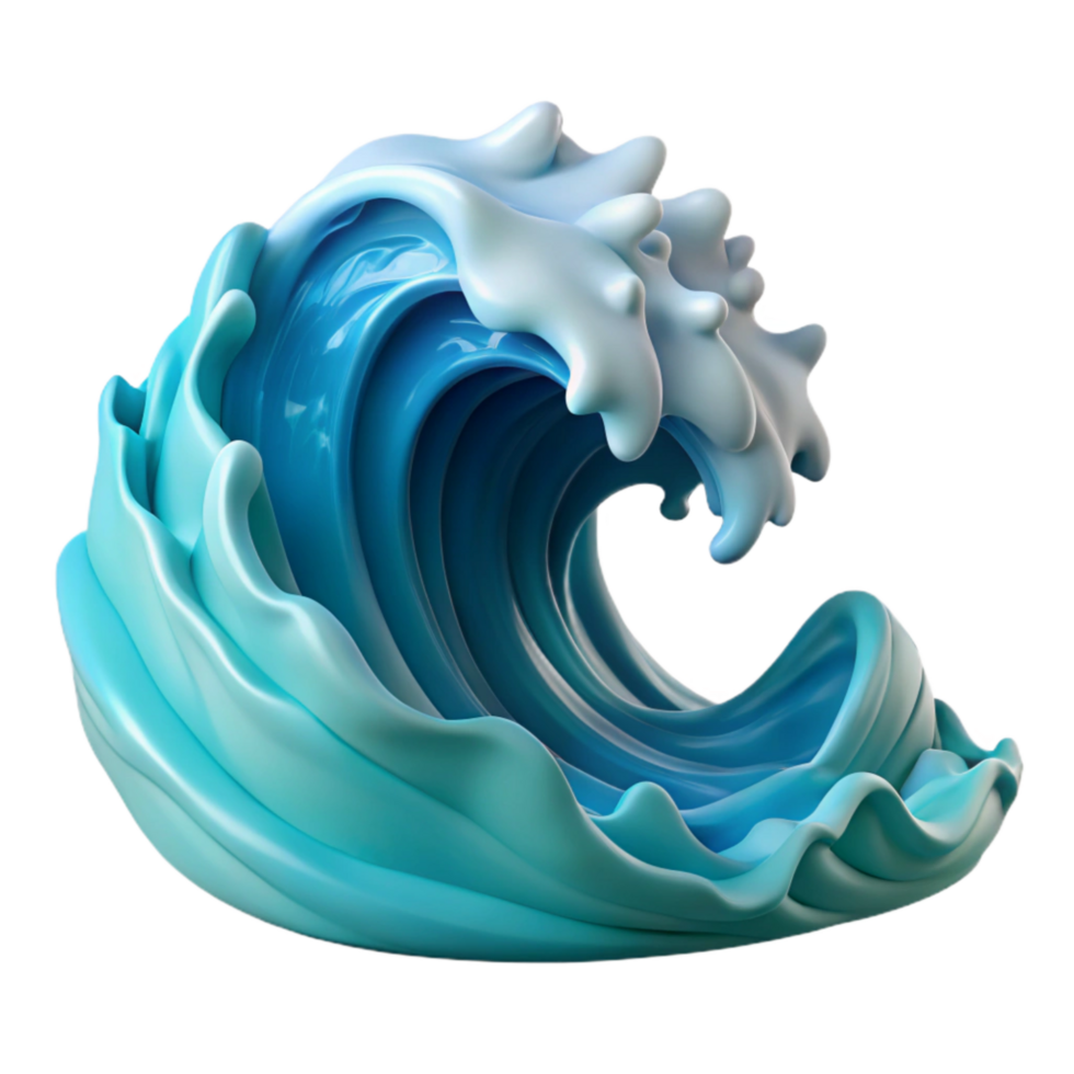 dramatic vintage Ocean Waves Crashing Cutout Transparent Background authentic png
